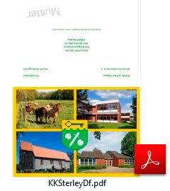 Klappkarte für Dorf Sterley