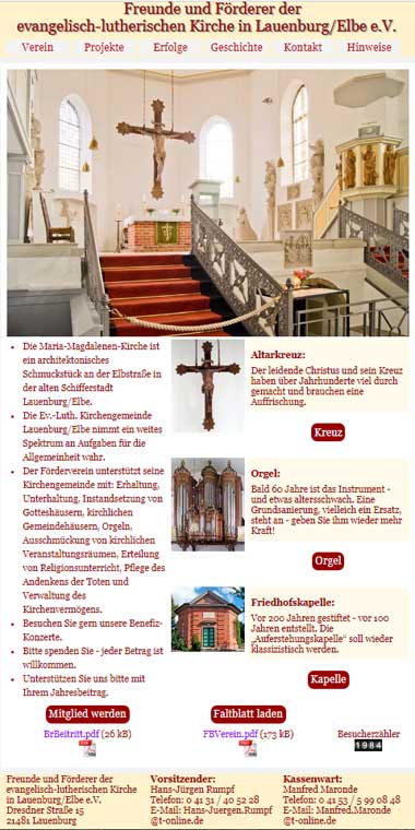Freunde und Förderer der evangelisch-lutherischen Kirche in Lauenburg/Elbe e.V.